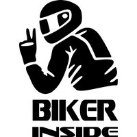 AliExpress kasamanis Biker Girl Inside Vinyl Sticker Biker Boy Bike Motorcycle Decals Funny Car Window Decoration Gitf for Motorcycle Lover