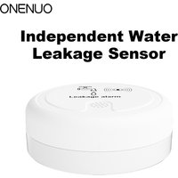 Water Leakage Alarm Water Leak Detector Alarm with 120dB Siren Flood and Water Leak Sensor Kitchen/Bathroom