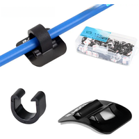 AliExpress TOOPRE Bike Stick-on Cable Guide Clip Adhesive Aluminium Alloy C-clip Frame Housing Holder Organizer Shift Brake Cable Hydraulic Hose