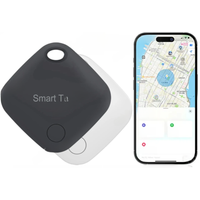 AliExpress SZKOSTON Long Distance Smart Tag GPS Tracker for Air Tag Key Finder Pet Wallet Bike Anti-lost Alarm Mini Locator Works with iOS Find My