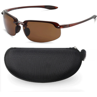 AliExpress MAXJULI Polarized Sports Sunglasses for Men Women TR90 Rimless Frame Protection for Running Fishing Driving UV400 8001