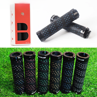 AliExpress BUCKLOS Bicycle Grips Bike Handlebar Grips Non-slip Aluminum Double Lock Bicycle Handles MTB Cuffs Mountain Bike Grips
