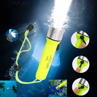 Powerful Flashlight on the Battery Mini Portable Lighting Lights High Lumen LED Diving Flashl Waterproof Flashlightight Lantern