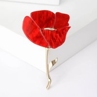 Resin Rose Brooches for Women Unisex Enamel Botanical Flower Pins Banquet Party Backpack Gifts Jewelry Accessories