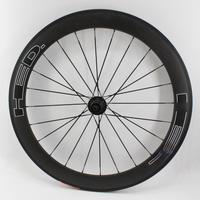AliExpress NONE 1pcs New 700C Fixed Gear Road Bike matt 3K full carbon fibre bicycle wheelset carbon tubular clincher tubeless rim