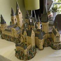19371pcs Moc Magic Movie School Hogwart's Castle Epic Extension Model Architectural Building Blocks Bricks Assembly Kid present