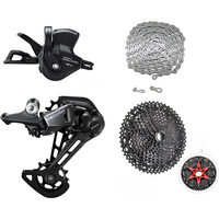 AliExpress Shimano Deore M6100 1x12 Speed Derailleurs Groupset Speed Right Shift Lever Dowel CN Chain RD Sunshine Cassette 46T 50T 52T