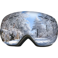 JSJM New Ski Goggles Men Women Double Layers Anti-Fog Big Ski UV400 Glasses Protection Skiing Winter Snow Snowboard Goggles