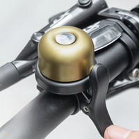 AliExpress NONE Bicycle Bell For AirTag Bike Mount GPS Tracker Waterproof Brass Holder Hides AirTag Under Bike Bell Anti-Theft Bike Accessories