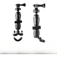 Motorcycle Handlebar Mount Aluminum Holder for GoPro Hero 13 12 11 10 9 Insta360 AKASO SJCAM DJI Osmo Action Camera Accessories