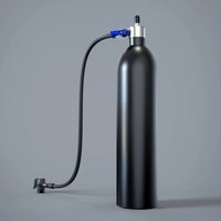 AliExpress CYCLAMI Aluminum Alloy 1.3L MTB Road Inflator Tyre Air bottle Tire Booster With Valve Gas Cylinder For Bike Vacuum Tubeless Tire