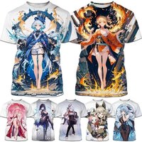 New 3d Print T-shirt Casual Short Sleeve T-shirt Men/women Plus Size Round Neck T-shirt