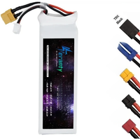 2S 3000mAh Lipo Battery 7.4V 45C with XT60 Plug for RC Airplane Quadcopter Helicopter Drone FPV Model Racing 7.4V Battery