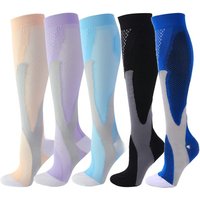 AliExpress Compression Socks For Running Men Sport Socks For Marathon Cycling Football Compression Socks Varicose Veins Socks EU36-50 Meias