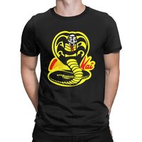 Karate Kid Cobra Kai Vintage T-Shirt Men Funny Tee Shirt Round Neck Short Sleeve T Shirt Gift Clothes