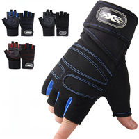 AliExpress cycle zone Cycling Half Finger Gloves Anti-Slip MTB Bike Gloves Outdoor Fitness Heavyweight Training Fingerless Gloves Cycling Equipment