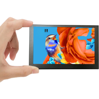 LESOWN 5 inch mini Monitor IPS 800x480 Small Portable Capacitive Touch Screen LCD Display Metal Cover for Windows Mac PC