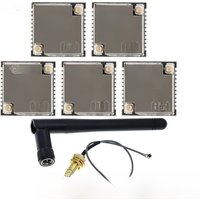5Pcs/1pc HT-CT62 ESP32C3 SX1262 Bluetooth-compatible BLE LoRa LoRaWAN Node WiFi Wireless Module 433-510MHz 863-928MHz Antenna