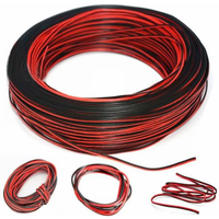 2Pin 10m Cars Motorcycle Electric Wire Cable Red/Black Connector For Led Light 2Extension Cord Pure Copper Wire