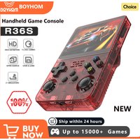 NOWA przenośna konsola do gier R36S Retro System Linux 3,5-calowy ekran IPS Przenośny kieszonkowy odtwarzacz wideo 64 GB 128 GB Gry Prezent dla