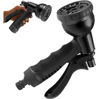 High Pressure Hose Nozzle 8 Modes Watering Spray Garden Flower Irrigation Watering Sprinkler Adjustable Nozzle Car Watering Tool
