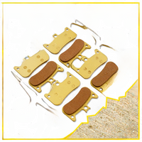 Bicycle Disc Brake Pads For Formula Cura 4 Caliper, 4 Pairs, Full Metal