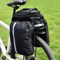 AliExpress NONE pannier Bicycle Carrier Bag Rear Rack Bike Trunk Bag Luggage Pannier Back Seat Double Side Cycling Bycicle Bag Durable Travel