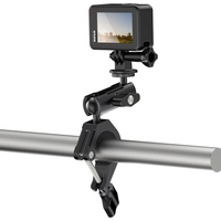 Ulanzi CM025 Action Camera Mount for Go Pro 11 10 9 8 7 6 Insta360 Bicycle Motorcycle Handlebar Mount Travel Video Vlog