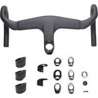 AliExpress Vitchey No logo Carbon Fiber Road Bike Integrated Handlebar 6mm Lightweight Aero Design for Racing