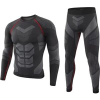 AliExpress NONE Tactical Thermal Underwear Set Men Outdoor Sports Cycling Training Fitness Long Johns Sweat Tight Seamless Warm Clothes Suit