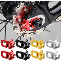 AliExpress NONE Single Speed Bicycle Chain Tensioner Adjuster Aluminum Alloy Bicycle Chain Fastener Fixed Bike Bolt Screw Cycling Accessories