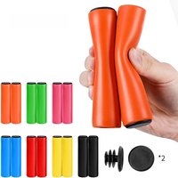 AliExpress ESLNF Shockproof Thick Sponge MTB Grips Comfortable Soft Silicone Road Bicycle Scooter Handlebar Gripss Bike Parts