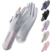 AliExpress Elastic Sunscreen Gloves Mid-long Thin Ice Silk Sun Protection Gloves Slip Resistant Anti-UV Mittens Cycling Driving Gloves