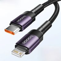Toocki PD 27W Cable for iPhone 14 13 12 11 Pro Max 8 7 Plus Macbook 2.4A Fast Charging USB C to Lighting Cable Data Wire