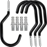 AliExpress NONE Bike Wall Mount Hook Heavy Duty Metal Hook Garage Organizer Bicycle Parking Buckle Garden Indoor Anti-slip Bicycle Wall Stand