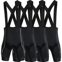 Santic Men's Cycling Bib Shorts Summer Breathable Bike Shorts with Padding Reflective Quick-Dry KM26C05208