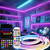 WISCOLOR 24V TUYA WIFI LED Neon Strip Lights 5M 10M 15M Silicone Waterproof With Voice Control Support Smart Life For Home Decor