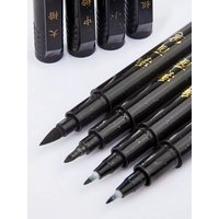 18PCS Calligraphy Pens Set Black Ink Brush Pens Hand Lettering Marker Pens for Writing Drawing Sketching Bullet Journal Scrapboo