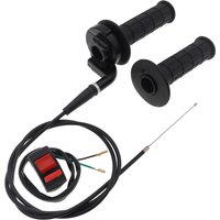 AliExpress NONE 22mm Twist Throttle Handle Grip Kit with Cable ON/OFF Switch for 125CC 150CC 250CC ATV Dirt Quad Pit Bike