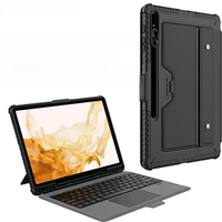 Nillkin For Samsung Galaxy Tab S8 Keyboard Case Tablet Bluetooth Keyboard TouchPad Smart Case For S8 Plus/Tab S7 Plus /Tab S7 FE