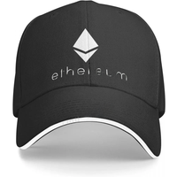 Ethereum Cryptocurrency Baseball Caps Women Men Adjustable Fashion Unisex Ethereum Hats