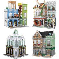AliExpress ZHE GAO BLOCKS Creative Cuba Hotel City Street View Architecture Building Blocks Gem Shop Bicycle Store Micro Bricks Model Toys Gift Kids Adult