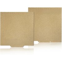 ENERGETIC For Tronxy X5S-400 Magnetic Build Plate 400x400mm Double Side Gold Textured PEI Steel Sheet + Hot Bed Sticker