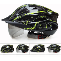 AliExpress PJT 4-in-1 Lightweight Cycling Helmet 18 Breathable Holes Bicycle Helmet Adults Road MTB Detachable Sun Visor Goggles Bike Helme