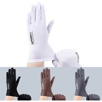 AliExpress Summer Men Gloves Ice Silk Non-slip Sun Proction Driving Glove Fishing Gloves Breathable Cycling Hiking Glove Full Finger Gloves