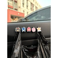 Hedgehog Car Hook Hanger Universal ABS Storage Organizer Seat Back Accessories Home Kitchen Wall Hook Cute Gaming Gift