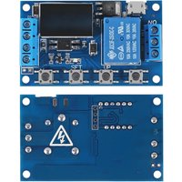AliExpress AOKIN DC 6-30V Timer Relay Programmable Delay Relay Module Cycle Timer with LED Display 6V 9V 12V 24V Micro USB Smart Home Controller