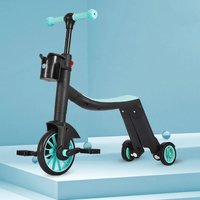 AliExpress NONE Multifunction Kick Scooter Height Adjustable For Kids Boys Girls Cycling Bicycles Foot Scooters With Push Handle,Pedal 3 In 1