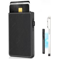 Mobile Phone Card Holder MagSafe Case Slim Wallet Automatic Pop Up Magnetic Phone Cardholder Compatible for Iphone Samsung