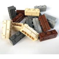60pcs DIY Building Blocks Thick wall Figures Bricks 1x3 Dots Educational Creative Size Compatible With Brand Toys for Children
